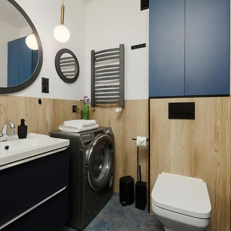 Blue Paradise - Basen - Spa- Sauna - Parking 아파트